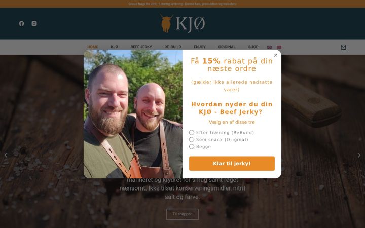 Screenshot of kjoe.dk