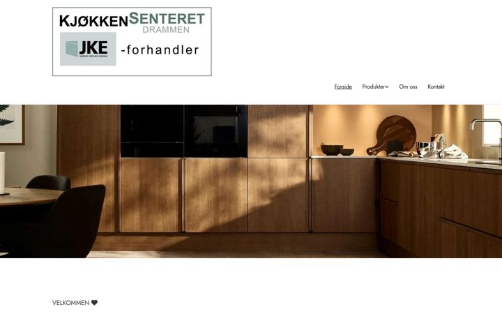Screenshot van kjokkensenteret.com