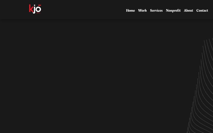 Screenshot of kjomedia.com