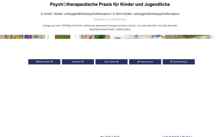 Screenshot of kjp-arndt.de