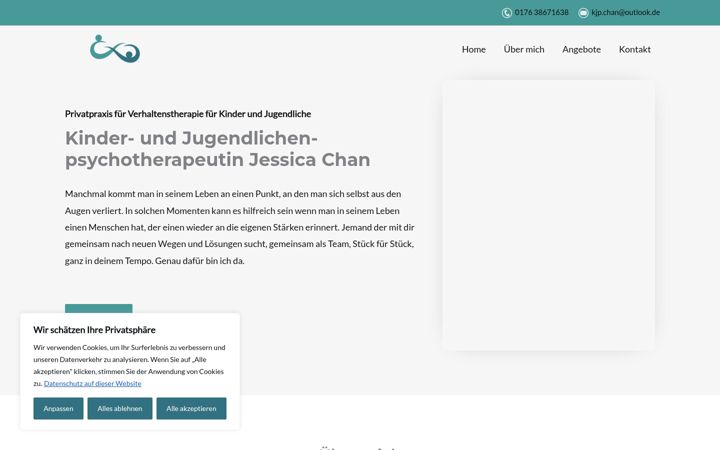 Screenshot of kjp-chan.de