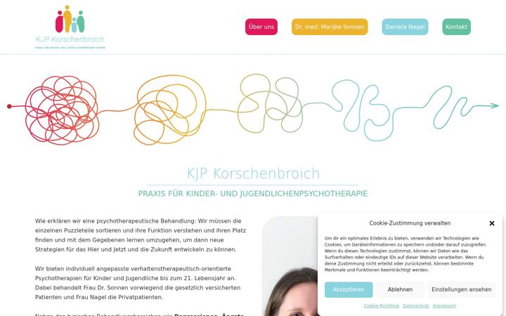Screenshot of kjp-korschenbroich.de