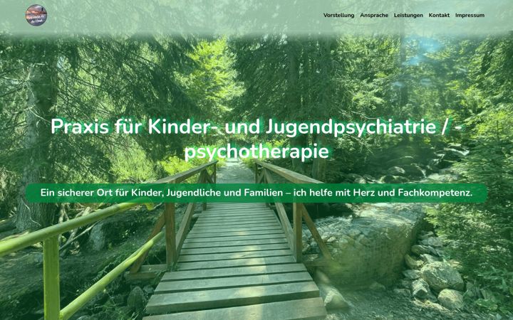 Screenshot of kjp-papazova-guettler.de