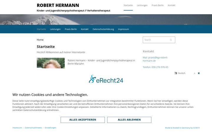 Skærmbillede af kjp-robert-hermann.de