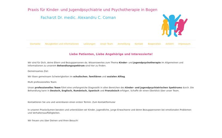 Screenshot of kjp-straubing-bogen.de