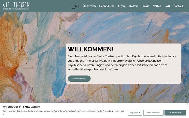Screenshot of kjp-theisen.at