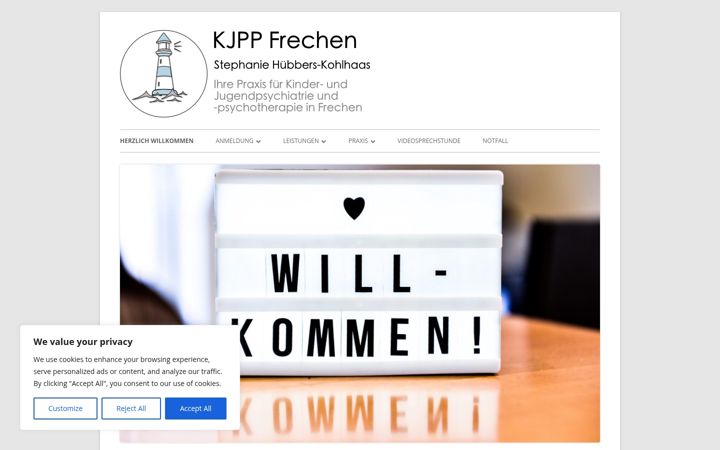 Screenshot of kjpp-frechen.de