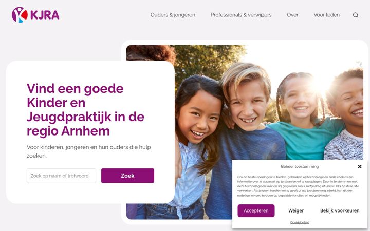Screenshot of kjra.nl
