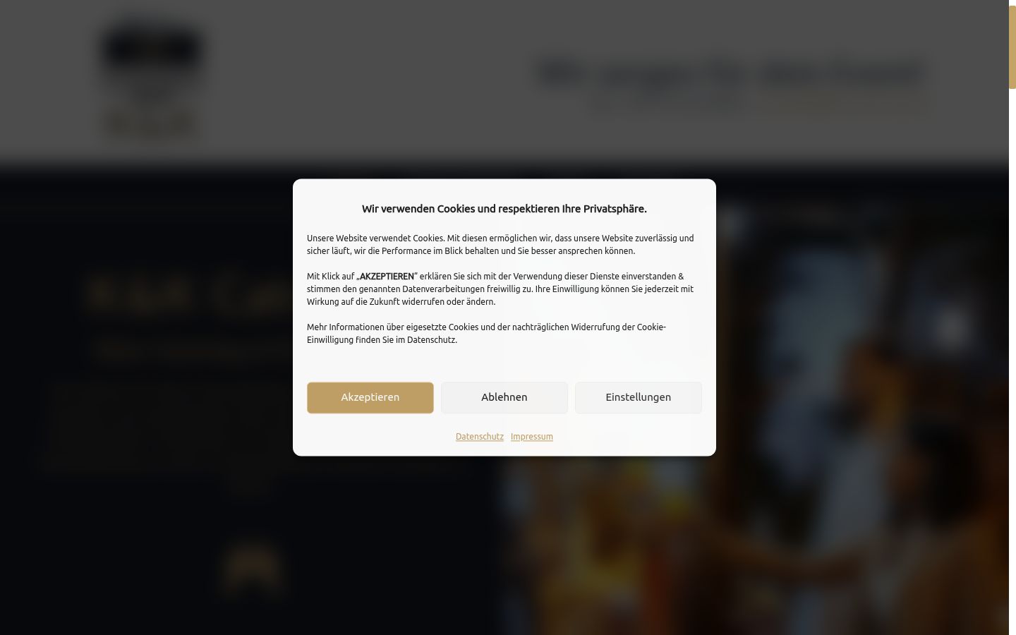 Zrzut ekranu banera zgody wyświetlanego przed jakąkolwiek interakcją