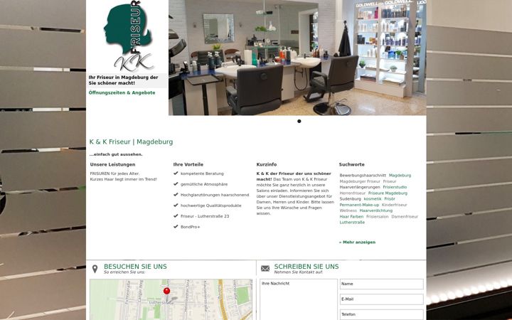Screenshot of kk-friseur.de