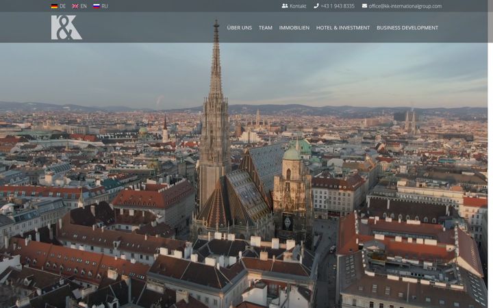 Screenshot of kk-internationalgroup.com