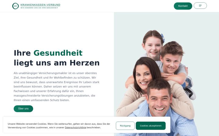 Screenshot of kk-verbund.ch