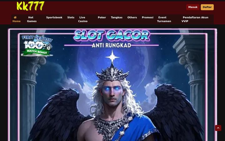 Screenshot of kk777slot.org