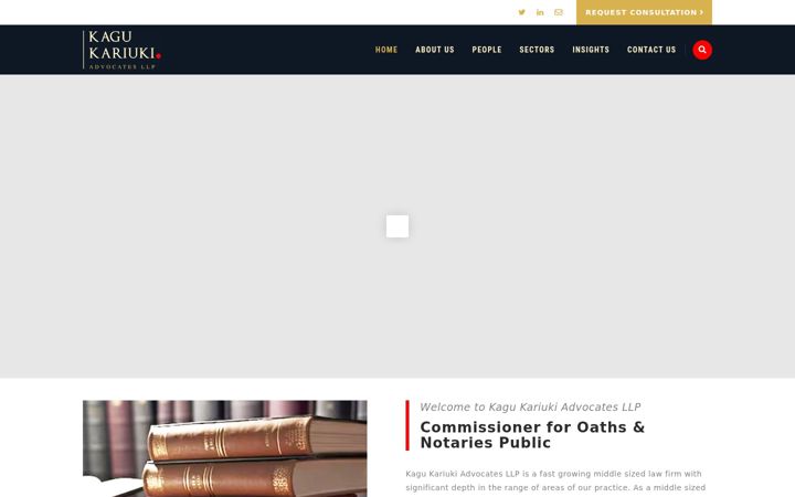 Screenshot of kkadvocatesllp.com
