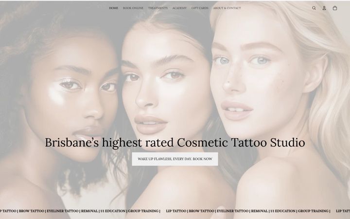 Screenshot of kkbeauty.com.au