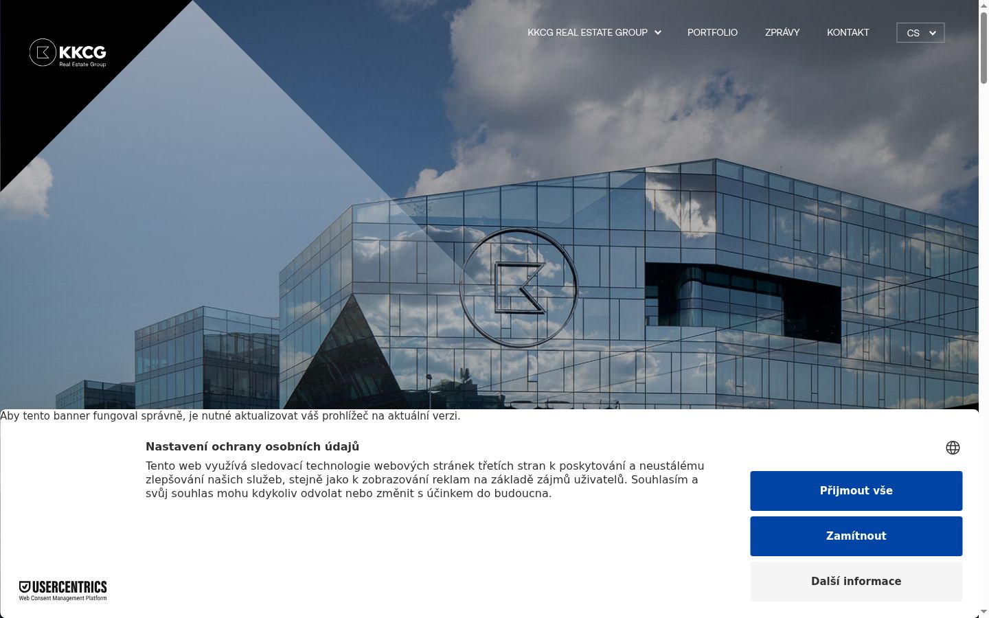 Screenshot tal-banner tal-kunsens muri qabel kwalunkwe interazzjoni