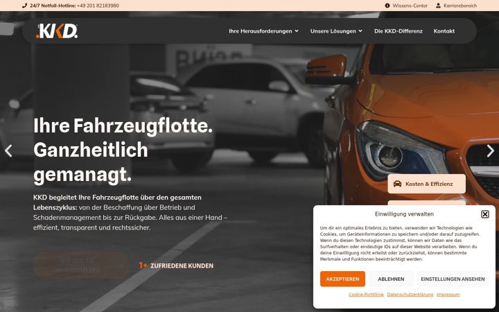 Screenshot of kkd-gmbh.de