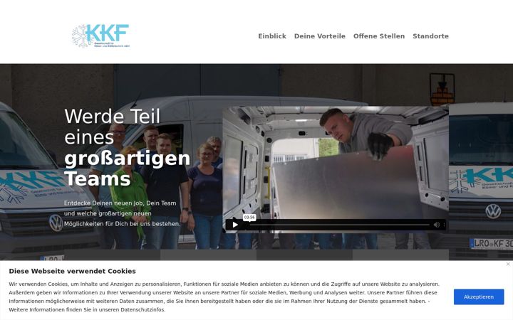 Screenshot of kkf-technik-karriere.de