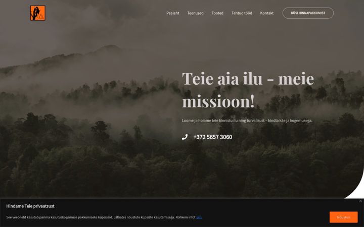 Screenshot of kkforest.ee