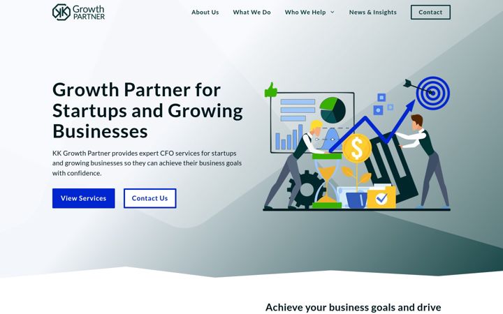 Screenshot of kkgrowth.com