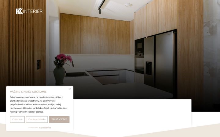Screenshot of kkinterier.sk