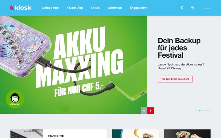 Screenshot of kkiosk.ch