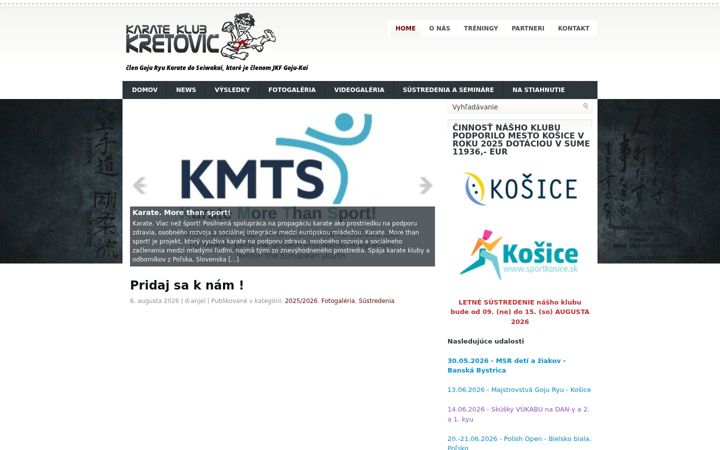 Screenshot of kkk.sk