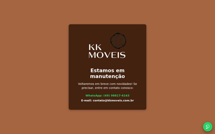 Screenshot of kkmoveis.com.br