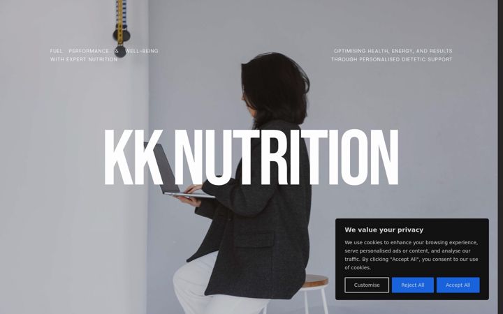 Screenshot of kknutri.com