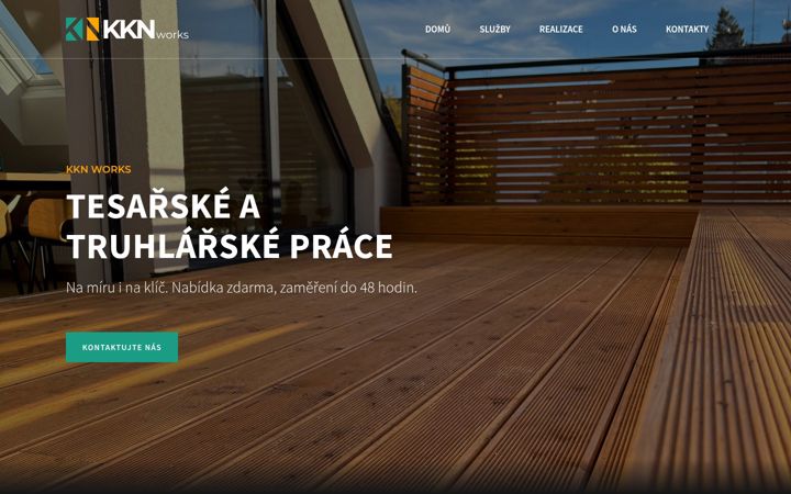 Screenshot of kknworks.cz