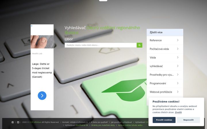 Screenshot of kkov.cz