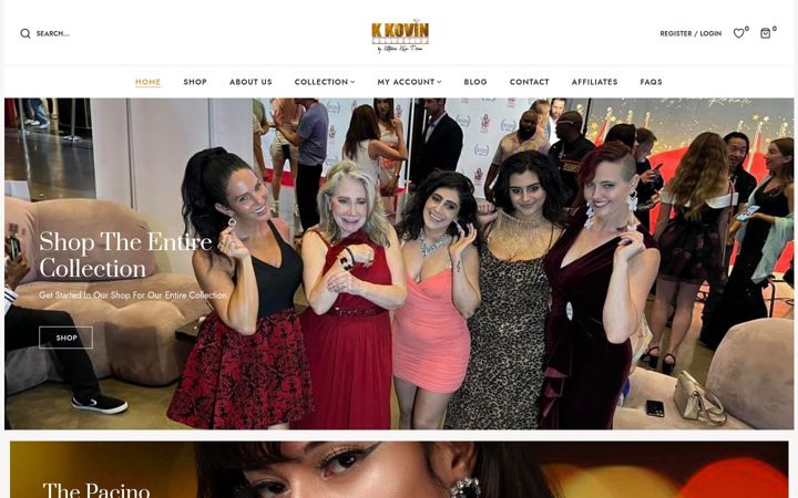 Posnetek zaslona kkovin.com