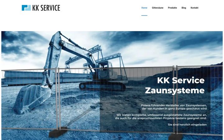 Screenshot of kkservice.at