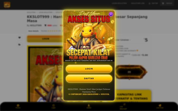 Screenshot of kkslot777b.com