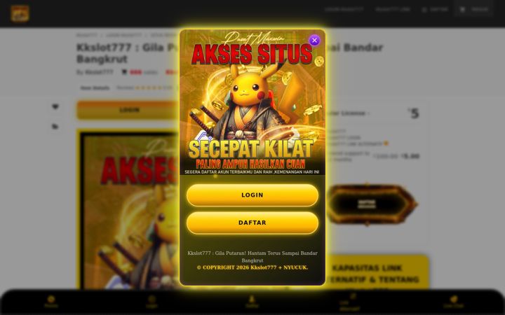 Screenshot of kkslot777c.com