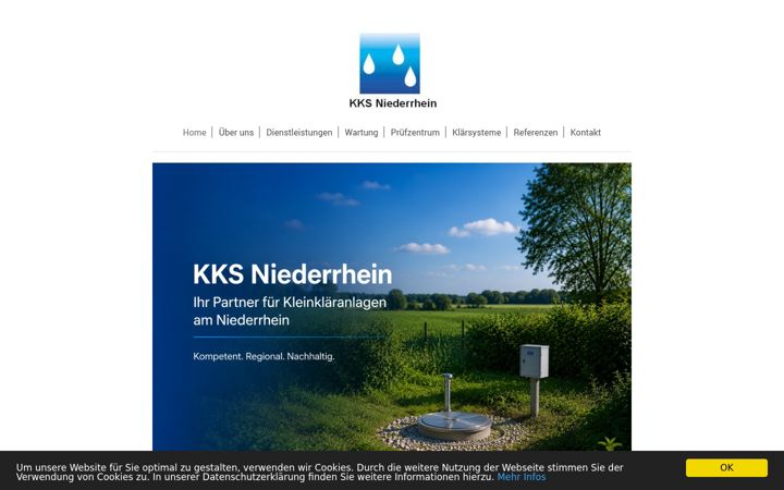 Screenshot of kksniederrhein.de