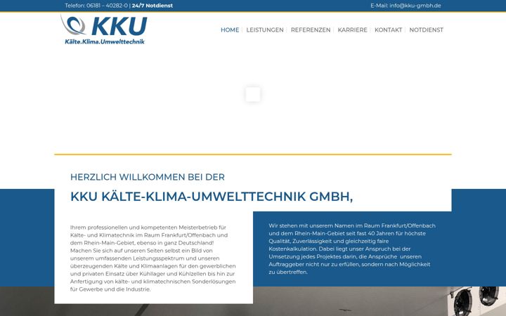 Screenshot of kkumaintal.de