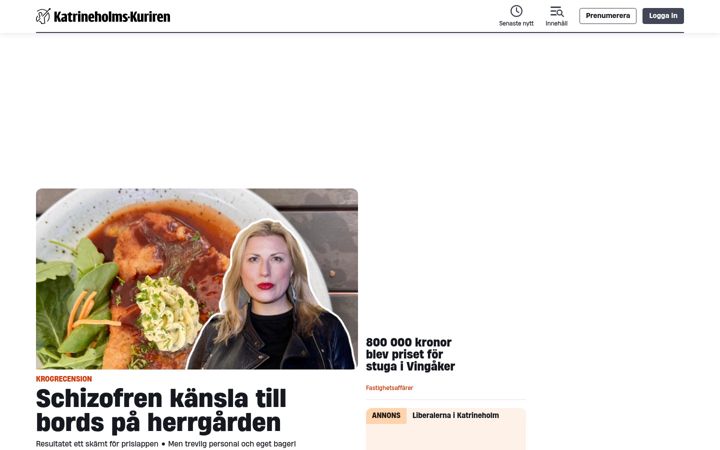 Screenshot of kkuriren.se