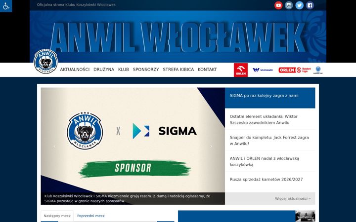 Screenshot of kkwloclawek.pl