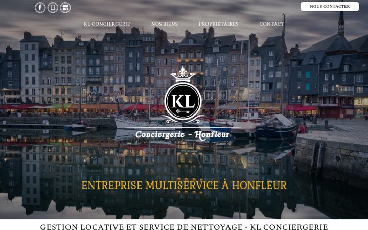 Screenshot of kl-conciergerie.fr