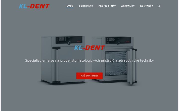 Screenshot of kl-dent.cz