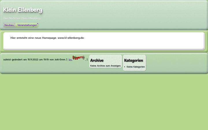 Screenshot of kl-ellenberg.de