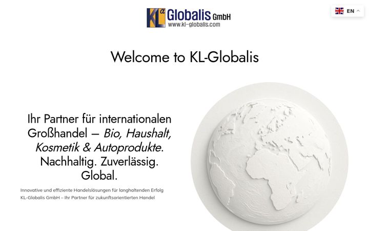 Screenshot of kl-globalis.com