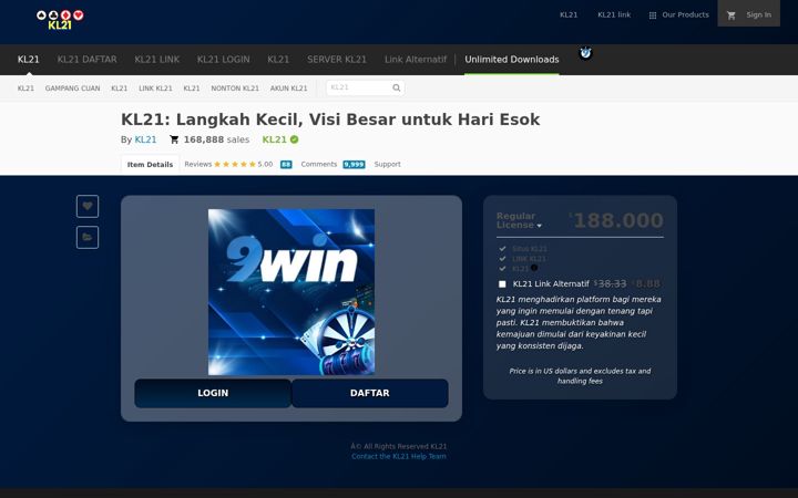 Screenshot of kl21.org