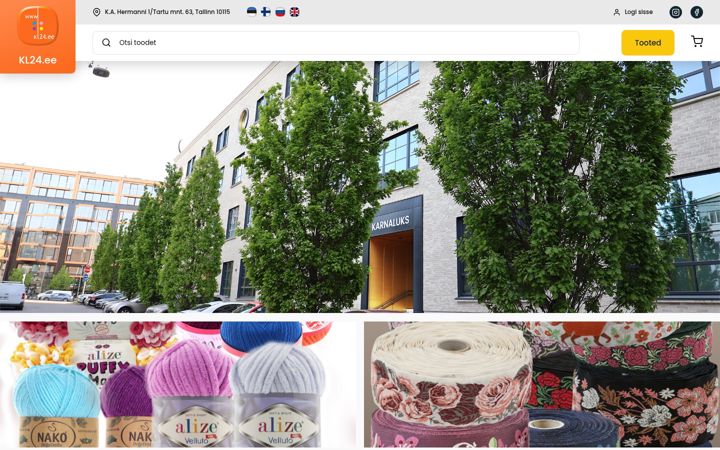 Screenshot of kl24.ee