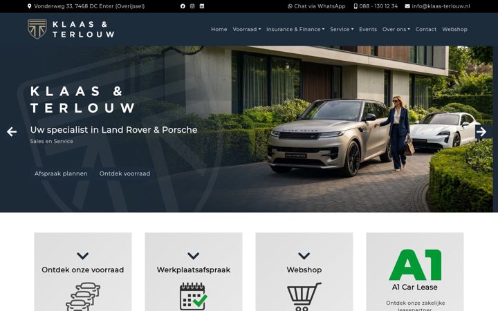 Screenshot of klaas-terlouw.nl