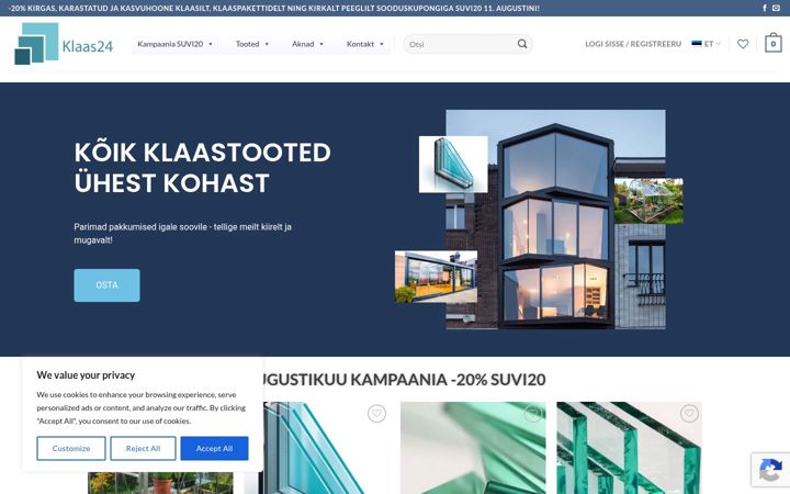 Screenshot of klaas24.ee