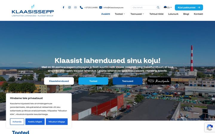 Screenshot of klaasissepa.ee