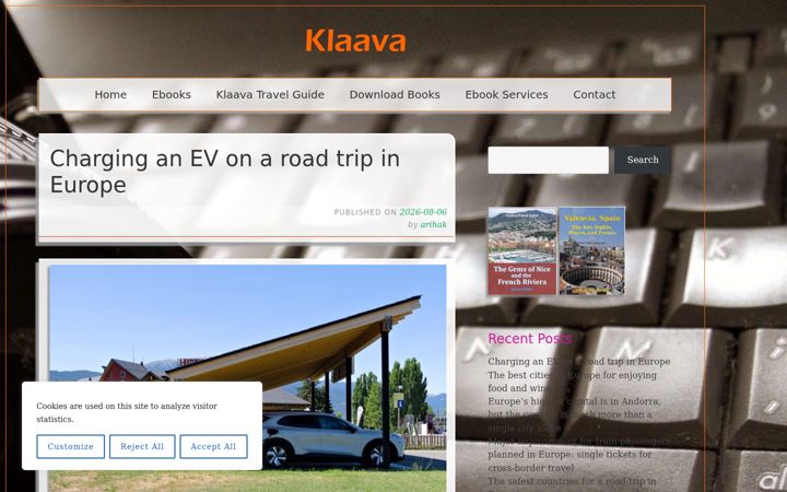 Screenshot of klaava.com
