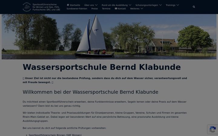 Screenshot of klabunde.de